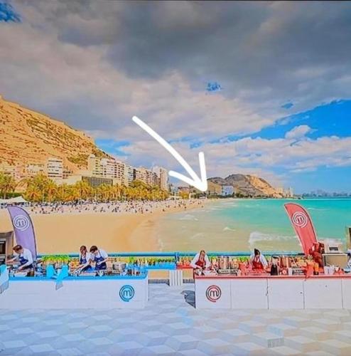 Postiguet Beach 2 garajes SuperHost SuperFlat