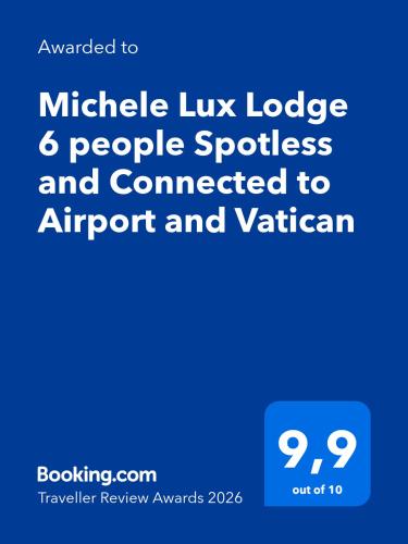 Michele Lux Lodge - 6 People - Spotless - 3 stops from Vatican, 4 stops from Colosseum photo 47