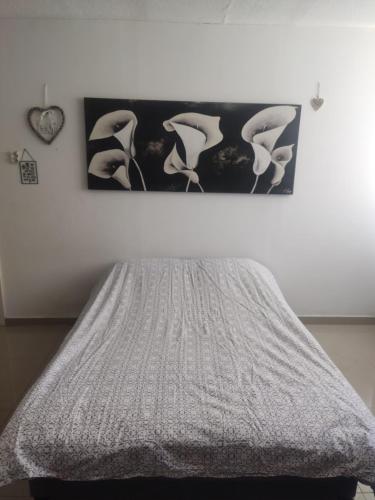 Llit o llits en una habitació de נוף ים אילת