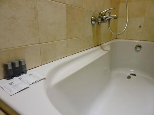 Ein Badezimmer in der Unterkunft Villa in Salento