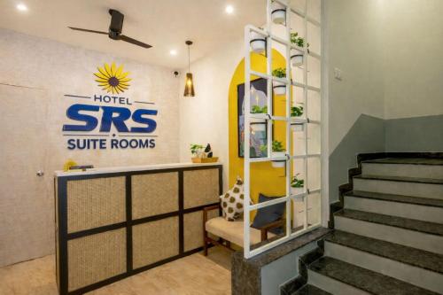 a lobby of a hotel srs suite rooms at SRS Vivanta in Bangalore