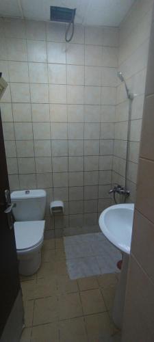 Koupelna v ubytování Furnished daily studio