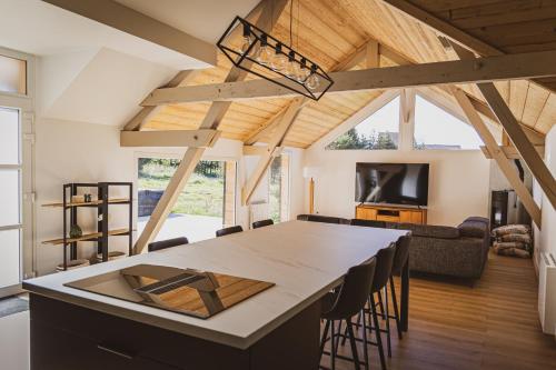 La Flânerie, spacieux loft au calme avec jacuzzi