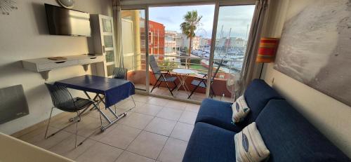 Le Matago A28, Studio vue port, clim, parking, piscine