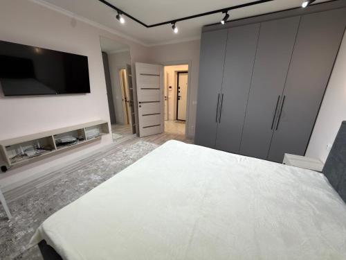 Llit o llits en una habitació de Apartment