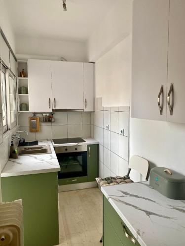 Cuina o zona de cuina de Studio Artemis Athens