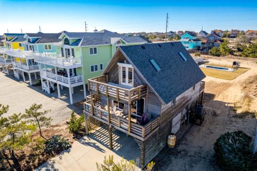 an aerial view of a house at 6129 - Lady Jane in Nags Head