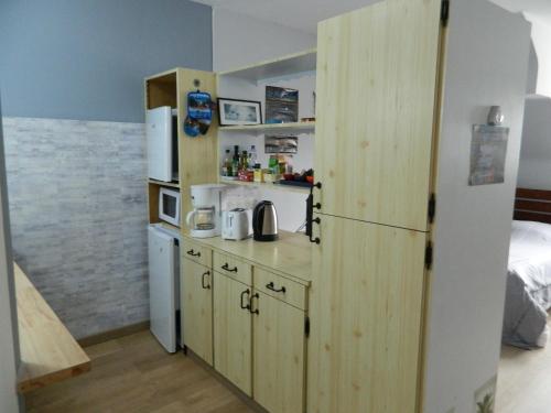 Kuchyň nebo kuchyňský kout v ubytování KAEL AR MARTOLED