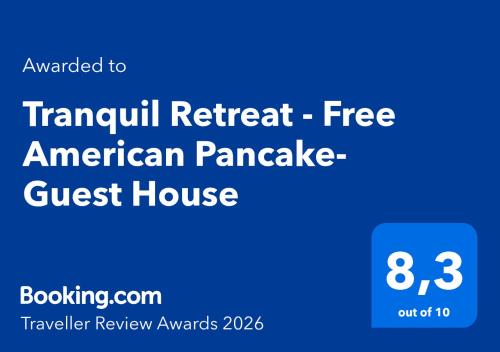 a screenshot of the referral retreat free american pancake guest house at Tranquil Retreat - Guest House in Arnhem