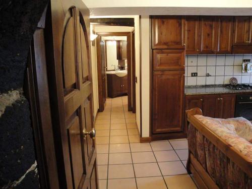 Cuisine ou kitchenette dans l'établissement Il Nido di Apricus