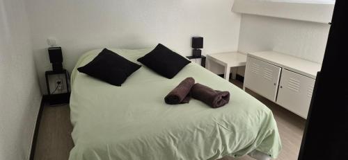 Superbe T2 mezzanie, 200m du village naturiste, clim, wifi, piscine