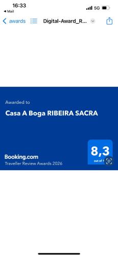 a screenshot of a boks russian sa agency website at Casa A Boga RIBEIRA SACRA in Abeleda
