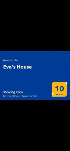 a screenshot of the eves house homepage on a computer screen at Eva's House in Afitos