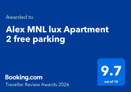 a screenshot of a emailmill lockout appointment with a blue background at Alex MNL lux Apartment 2 free parking in Bucharest