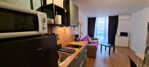 Studio 2 p 100 m de la plage