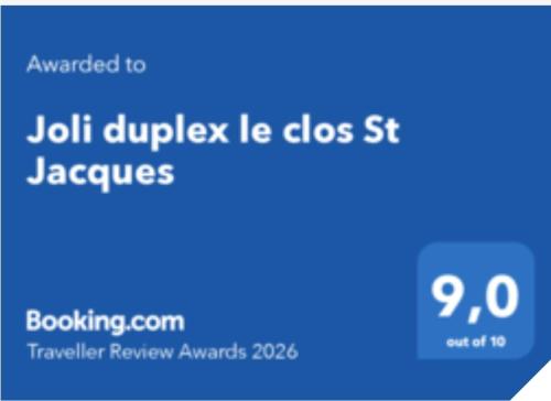 a screenshot of the julipk ie does st packages at Joli duplex le clos St Jacques in Étampes