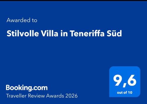 Stilvolle Villa in Teneriffa Süd