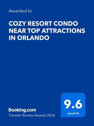 COZY RESORT CONDO NEAR TOP ATTRACTIONS IN ORLANDO photo 13
