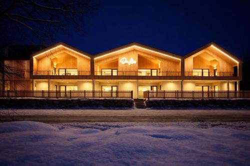 Bygningen som lejlighedshotellet ligger i