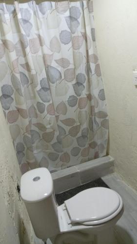 Casa acogedora tesisinde bir banyo