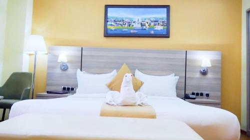 Postelja oz. postelje v sobi nastanitve Addis Ababa Hotel