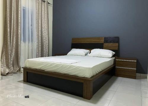 Llit o llits en una habitació de Nova apartments