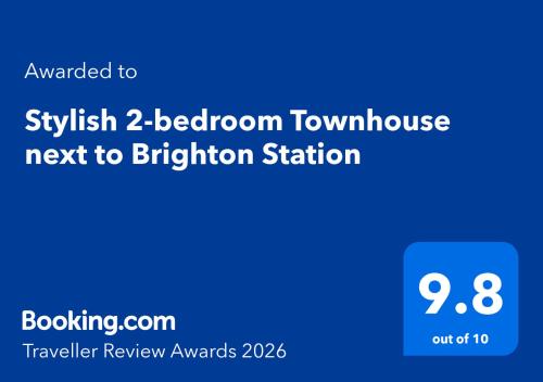 Stylish 2-bedroom Townhouse next to Brighton Station photo 11