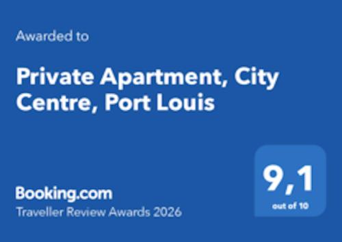 Private Apartment, City Centre, Port Louis