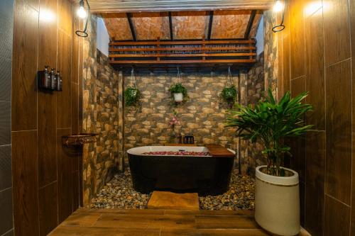 Kupatilo u objektu Good Time Relax Resort