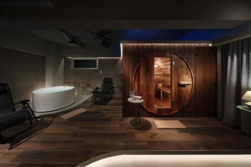 crystal sauna