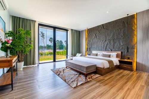 Krevet ili kreveti u jedinici u okviru objekta Good Time Relax Resort