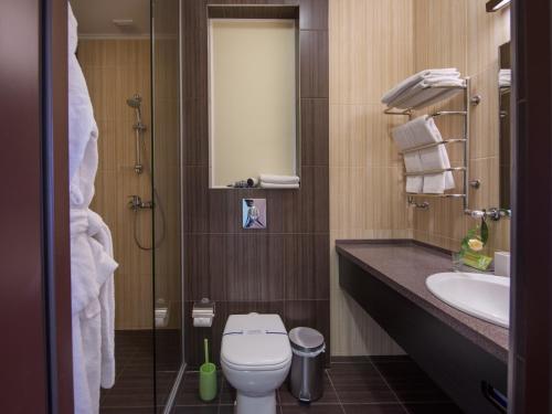 Un baño de Villa Pinia Eco-hotel