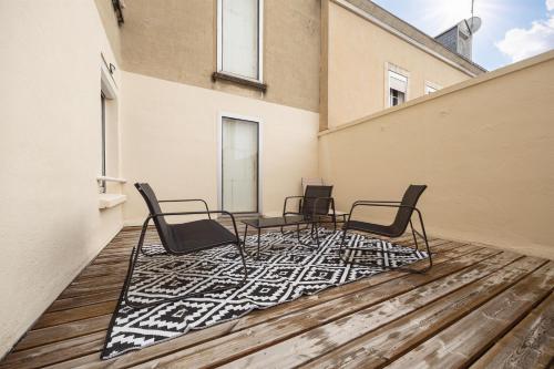 101 Chanzy - T1 Art Déco -Terrasse - Gare - Centre