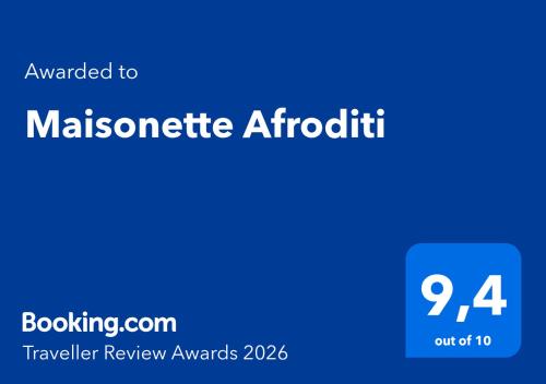 Maisonette Afroditi