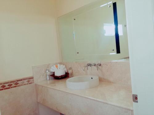 Koupelna v ubytování Hotel Mumai