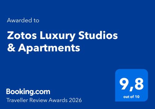 Zotos Luxury Studios & Apartments