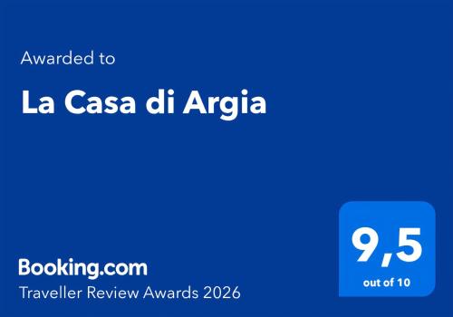 a blue screen with the text emailed to la caas da africa at La Casa di Argia in Bugnara