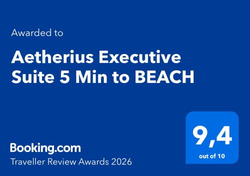 Aetherius Executive Suite 5 Min to BEACH