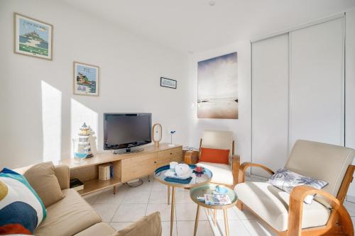 Plage immédiate, appartement centre Dinard