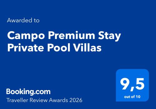 a screenshot of the campo premium stay private pool villas at Campo Premium Stay Private Pool Villas in Kos