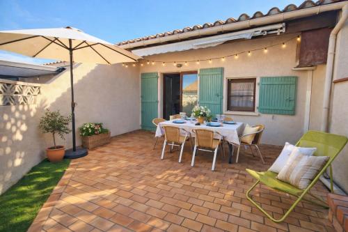 La Cigaline - Maison 4 personnes avec grande terrasse - Parking - Proche plage - Linge et ménage compris