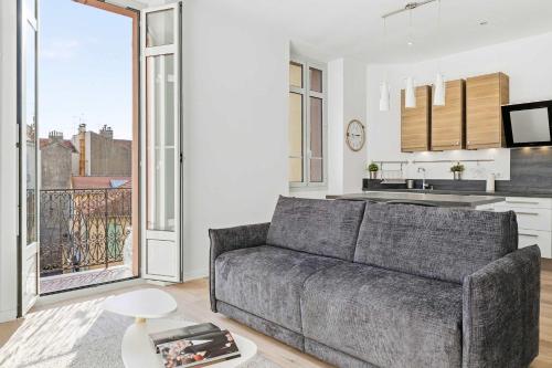 Le Rosy - Apartment in Central Cannes Balcony