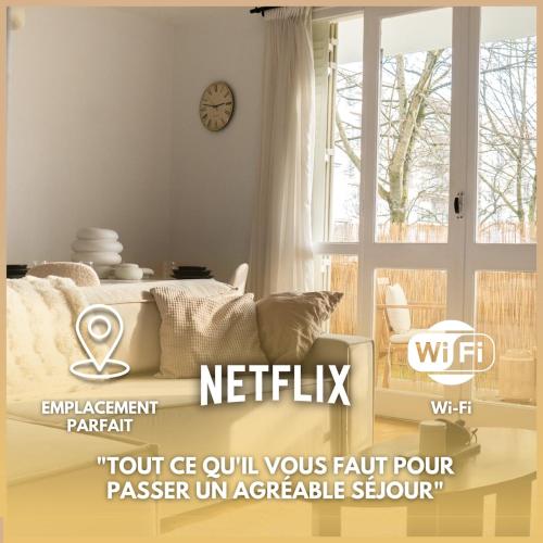 Le Cocon Beige Cozy 2-bedroom apartment at the gates of Paris