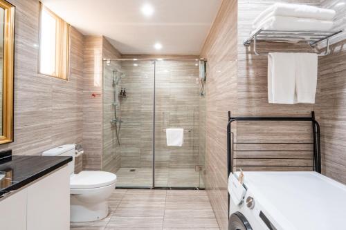 Kupatilo u objektu One Park Hotel & Residence