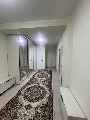 Llit o llits en una habitació de Квартира