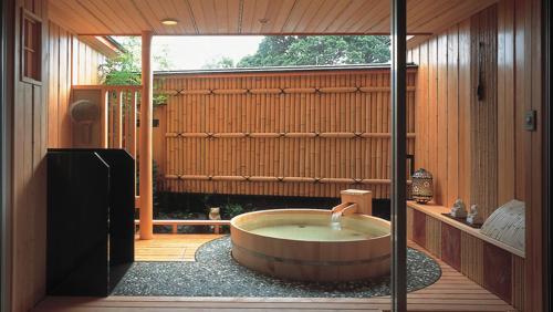 Koupelna v ubytování Akazawa Onsen Hotel