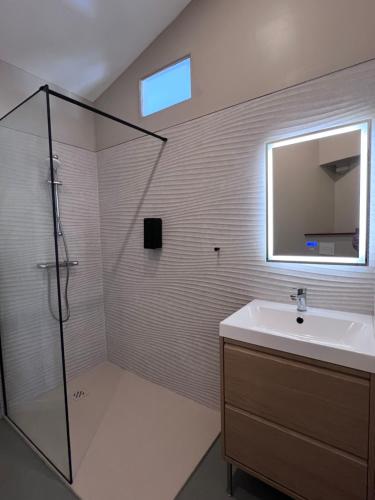 Et badeværelse på Villa d’ô