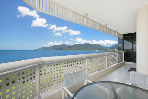 A balcony or terrace at Cairns Ocean View Apartment