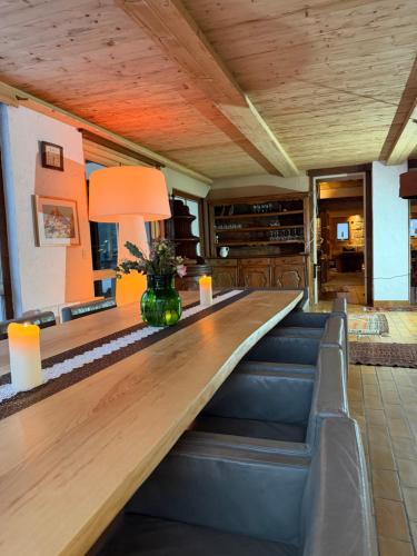 Zona d'estar a Chalet l'Aiglon