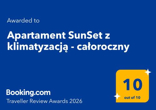 Apartament SunSet z klimatyzacją - całoroczny